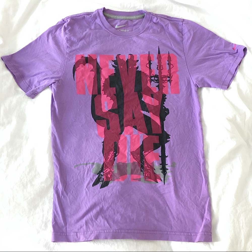Nike Purple Never Say Die Men’s Graphic Tee